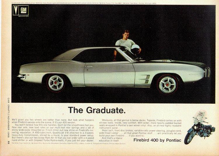 1969 Pontiac Firebird magazine advertisement