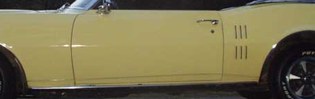 1967-68 Firebird smooth body side