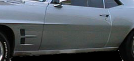 1969 Firebird body crease off the wheel openings