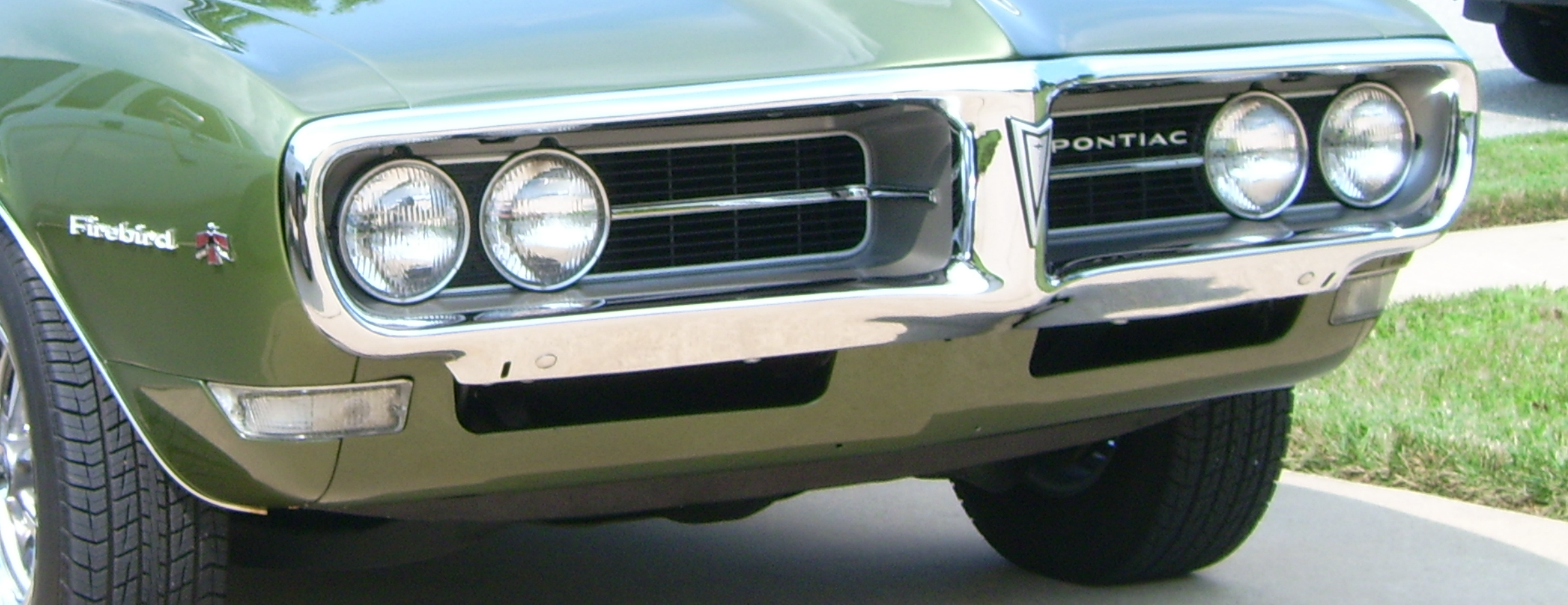1968 Firebird front end
