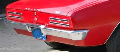 1967 Firebird rear end