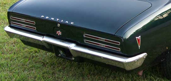 1968 Firebird rear end