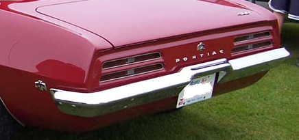 1969 Firebird rear end