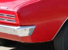 1967 Firebird rear quarter with no side marker lamp
