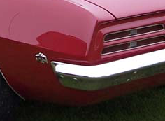 1969 Firebird script rear side marker lamp