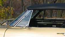 1967 Firebird front door with a triangular vent window